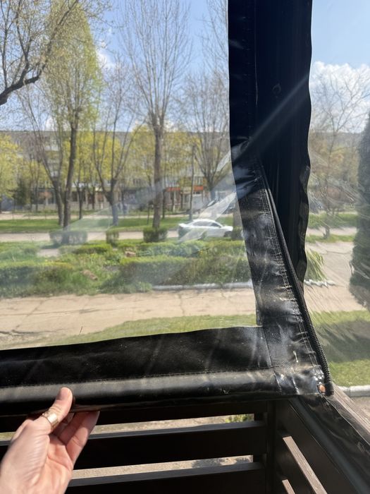 Мʼякі вікна на літню терасу