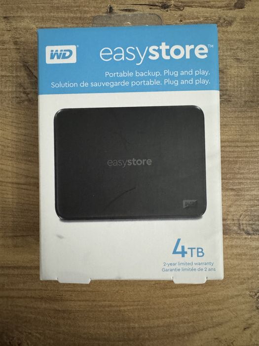 WD EasyStore External Hard Drive 4TB – New64586468456065120