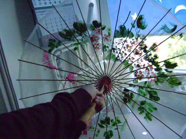 Starocie z PRL - Moda = Parasolka chińska z czasów PRL