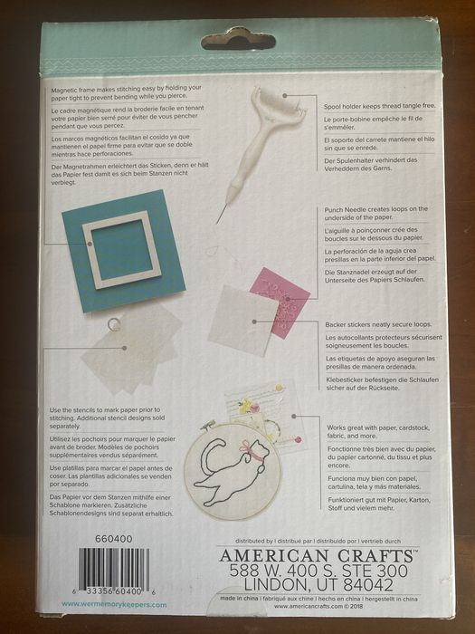 Kit de iniciação Stitch Happy Pen (ferramenta de costura manual)