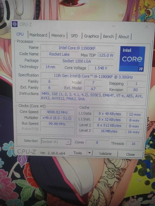Komputer gamingowy Pc i9 11900kf rtx 4070 ti super 16 gb