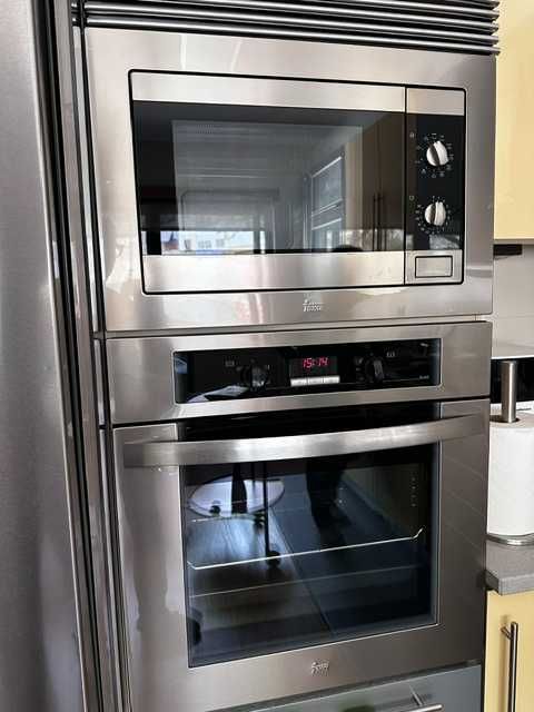 FORNO turbo ventilado TEKA + MICRO ONDAS GRILL TEKA ,ambos de encastrar , iguais a NOVO
