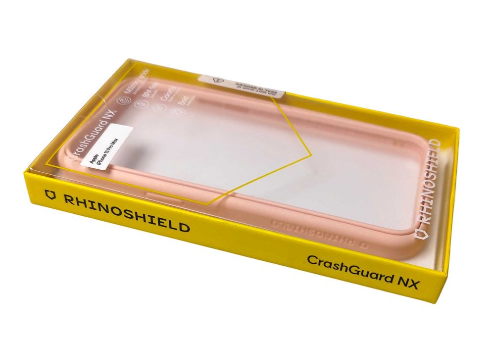 Ramka Iphone 13 pro max bumper, różowy