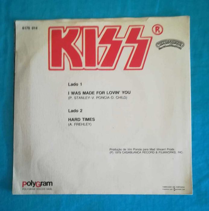 disco vinil single KISS