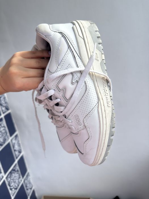 Кросівки білі new balance 550