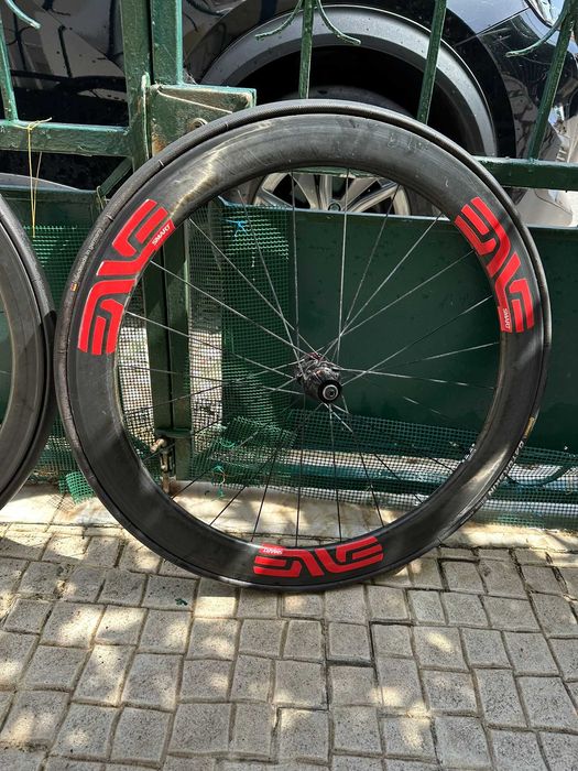 Rodas de Carbobo ENVE em bom estado - 25mm Gatorskin