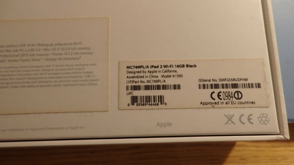 IPad 2 mini 16 GB MC769PL/A