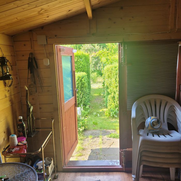 Działka  z altaną ROD