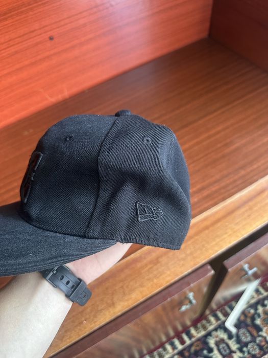 Кепка New Era 59Fifty, DC Shoes, Blackout, Y2K, Skate, Fitted cap 7 1/8.