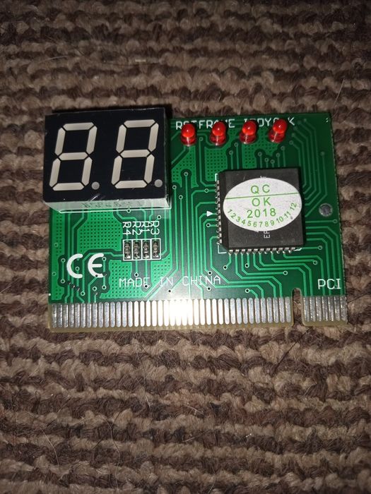 PCI-POST плата ПК. Диагностика материнской платы.