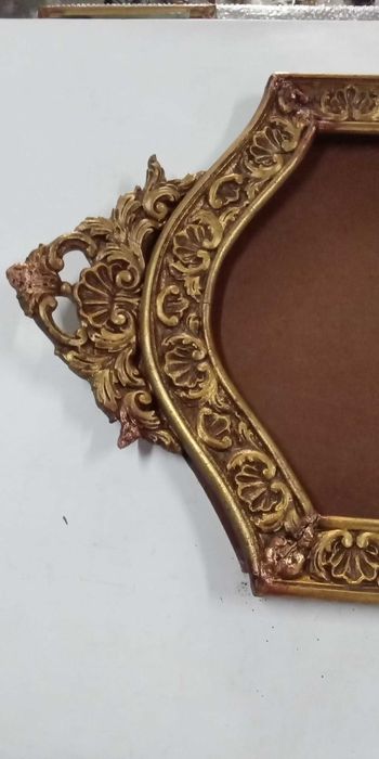 Moldura s/ espelho,  com 42x28 cm