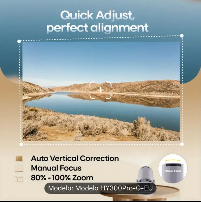 Projetor Com Android - MAGCUBIC HY300 Pro