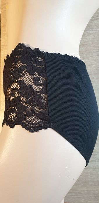 4 ×Damskie majtki figi z koronką XL