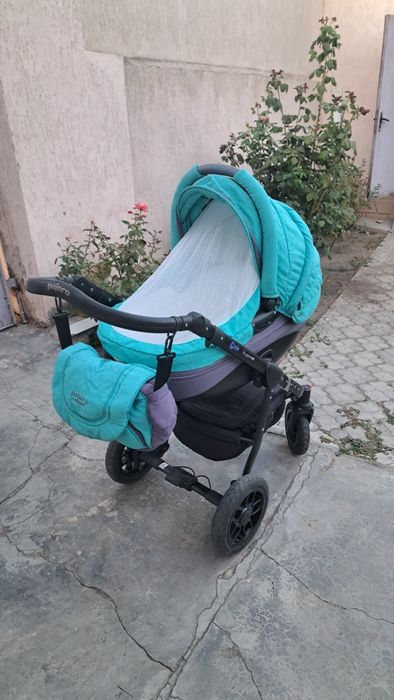 Коляска 2 в 1. Люлька и прогулочная