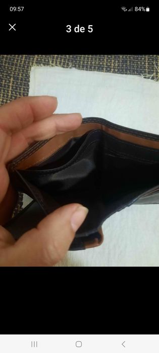 Carteira em pele jaguar igual a nova