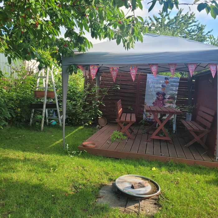 Działka  z altaną ROD