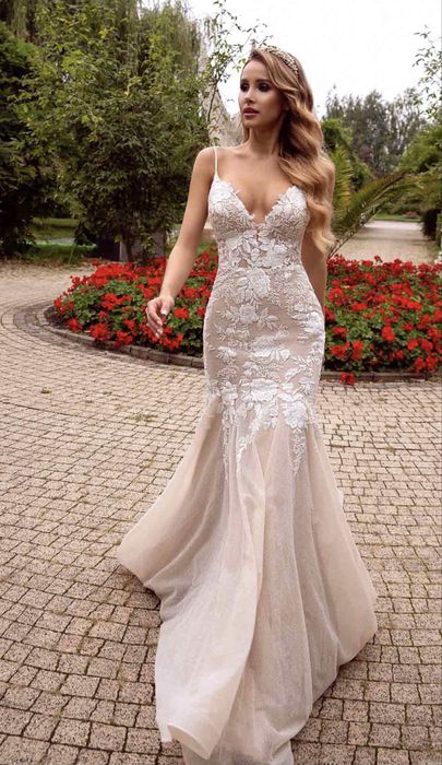 Suknia ślubna Kayli capuccino Sofia Rein XS- 165 cm (regulowana)