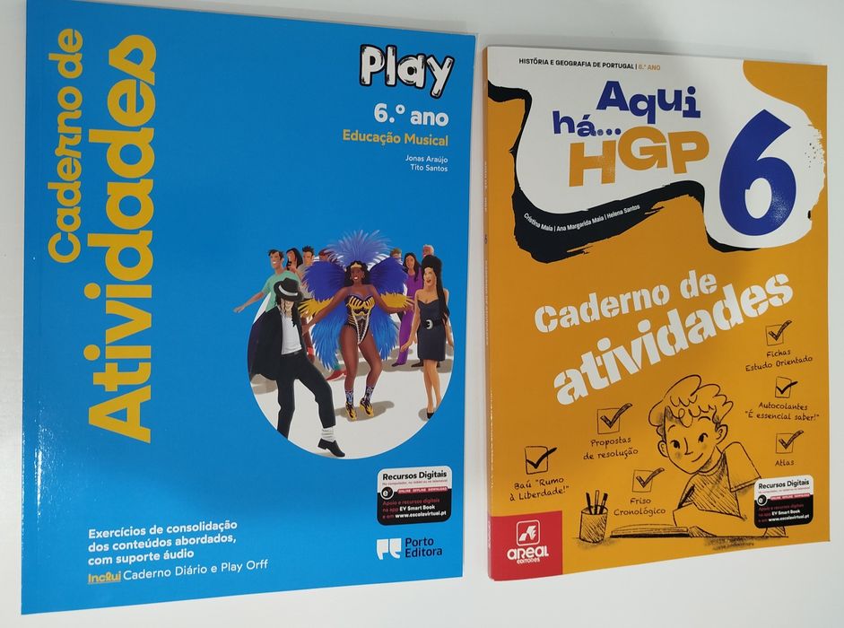 Livros fichas 6º ano NOVOS