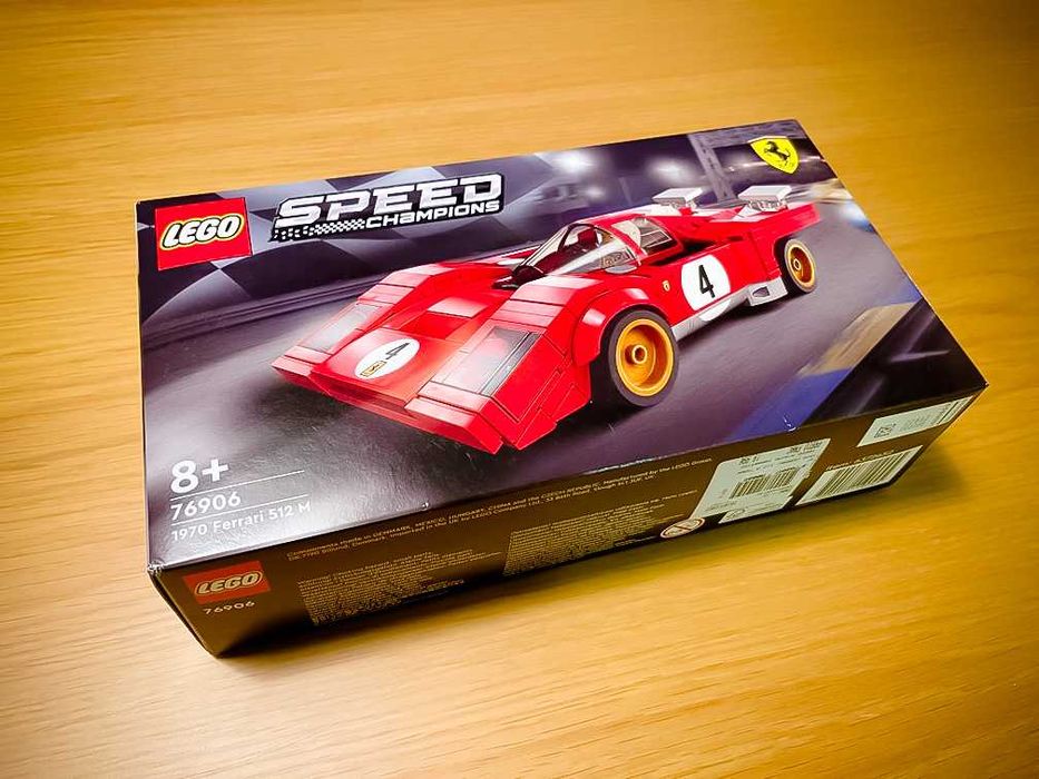 LEGO 76906: Speed Champions 1970 Ferrari 512 M (novo e selado / new and not open)