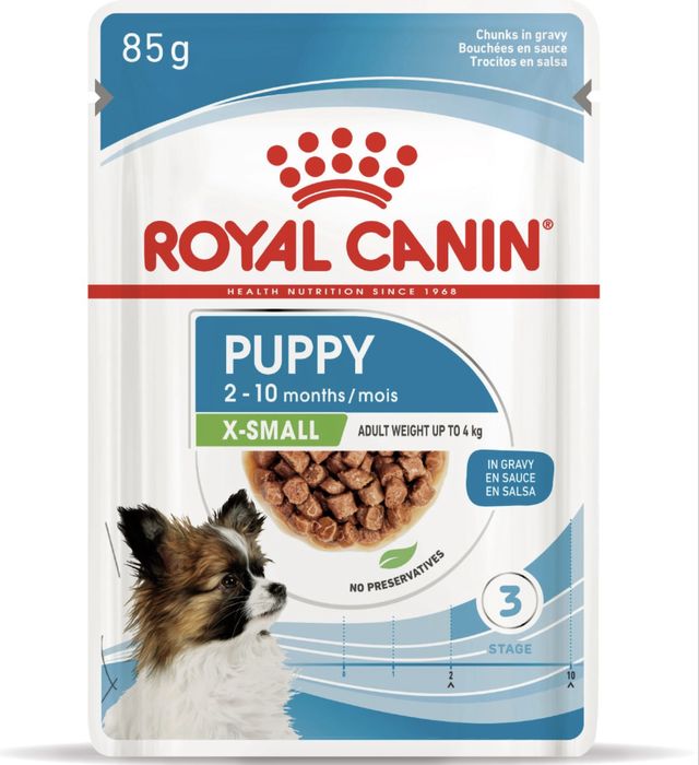 Вологий корм для цуценят Royal canin XSMALL PUPPY GRAVY / Роял канин