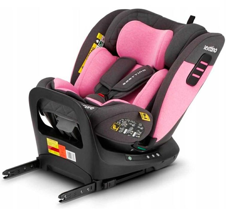 Fotelik Samochodowy Sesttino i-Size 40-150cm Obrotowy 360°0-36kgISOFIX