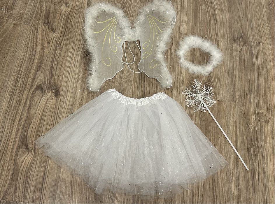 Strój aniołka śnieżynki 116