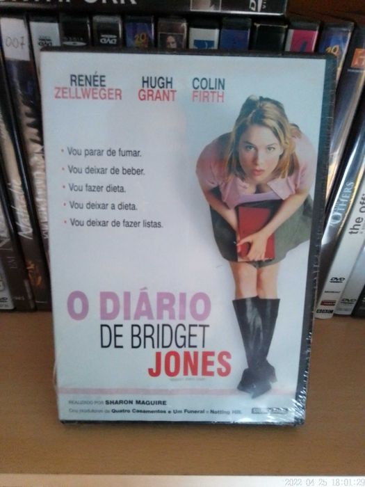 Dvd O Diario de Bridget Jones SELADO NOVO 1º Filme Sharon Maguire René