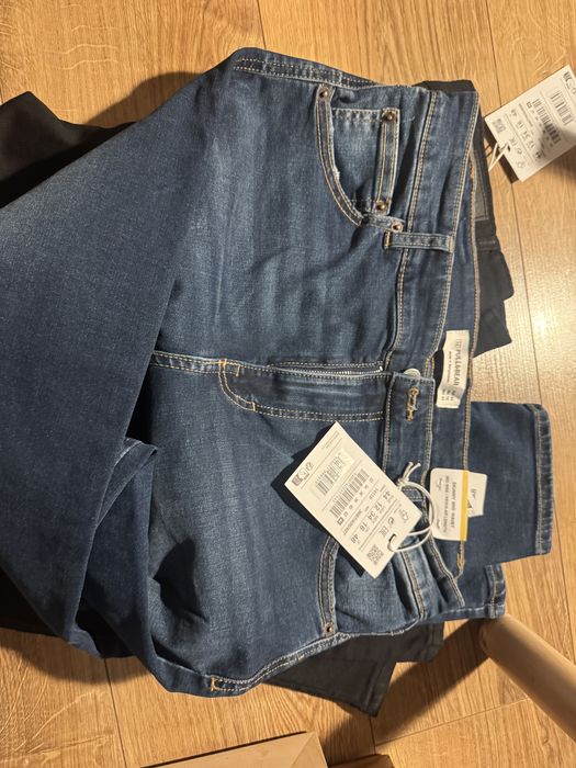 2 pary nowe jeansy pull and bear 44