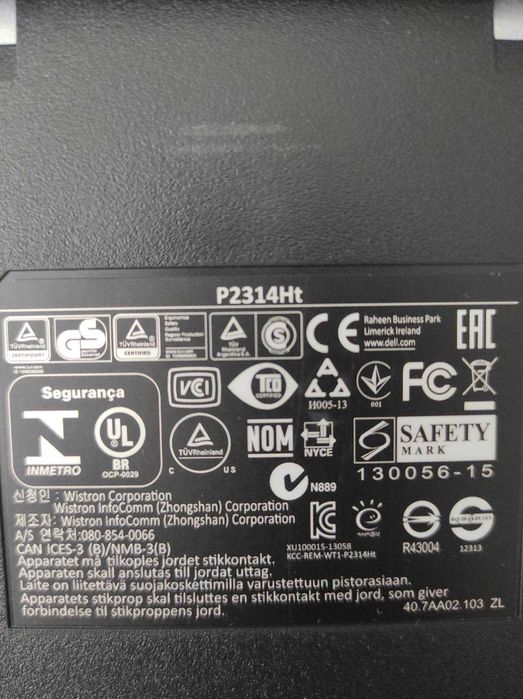 Монитор 23" Dell P2314Ht