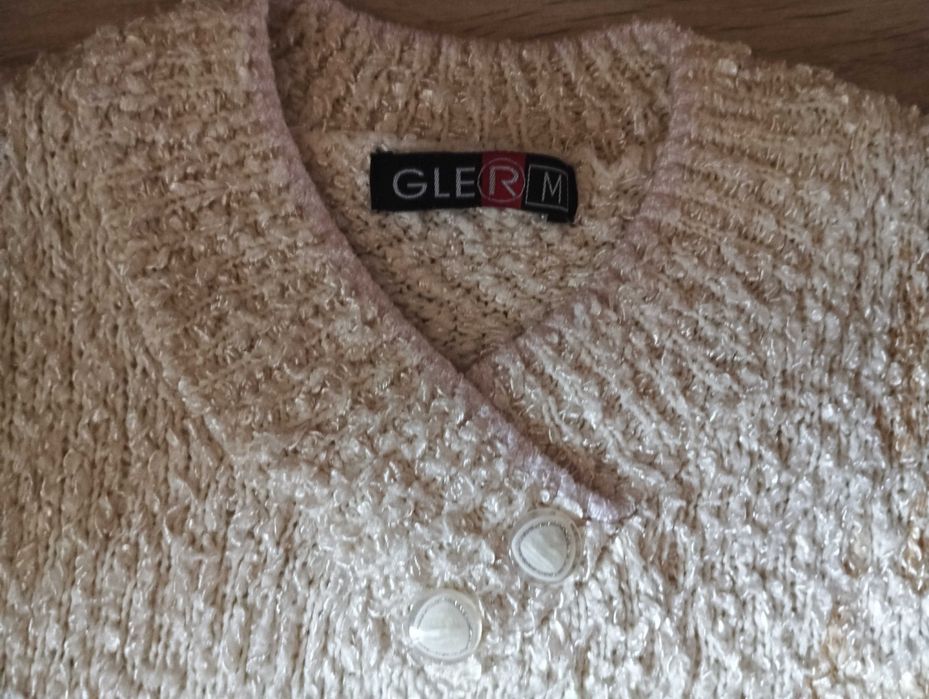 Damski sweterek boucle rozm. M/L Firma GLER