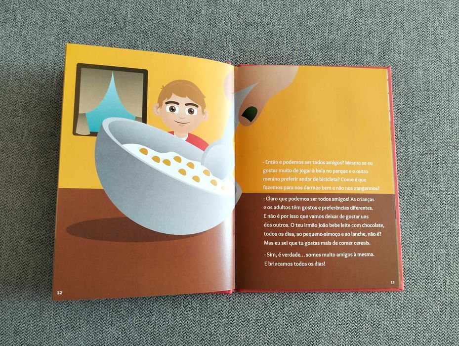 Livro juvenil "Todos diferentes, todos iguais" de Herman José