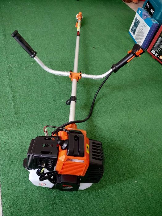 Roçadora a gasolina 52cc 2 em 1 disco ferro bobine de fio e cinto