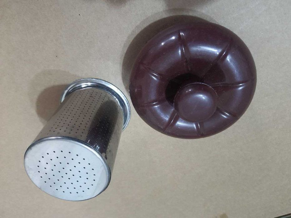 Фільтр - заварник і кришечка до скляного чайника, 60