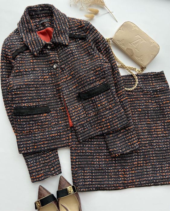 Костюм твідовий ELLE&M на підкладці