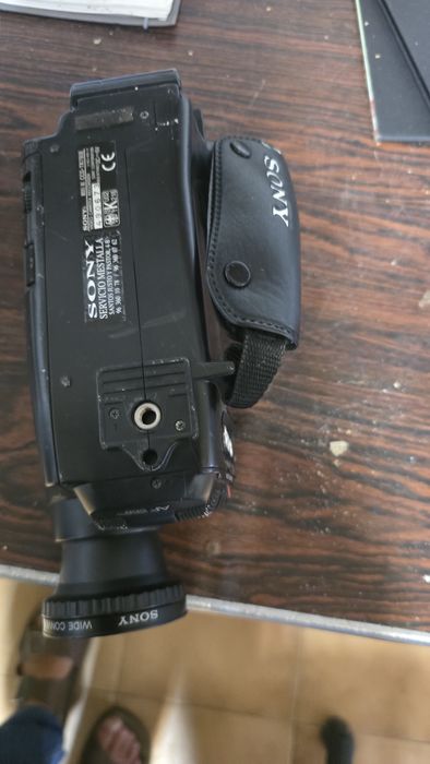 Máquina filmar sony