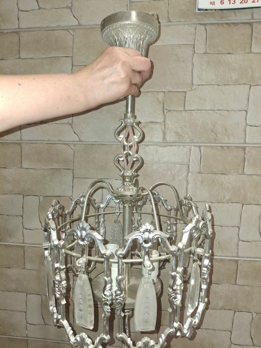 Люстра хрустальная СССР, новая