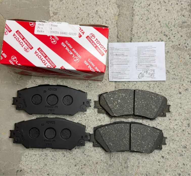 Тормозные колодки  Toyota Highlander, VENZA, Corolla, Rav 4 Auris 100