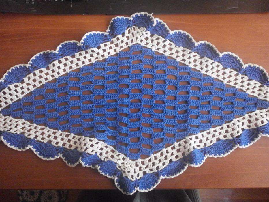 6 Naperon Crochet - Década de 60 - Venda Unitária disponivel