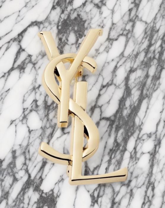 Broszka YSL zlota mała