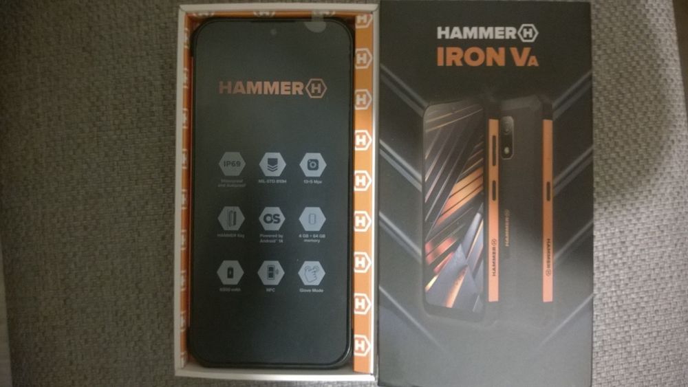 HAMMER IRON Va - smartfon, nowy (nietrafiony prezent)
