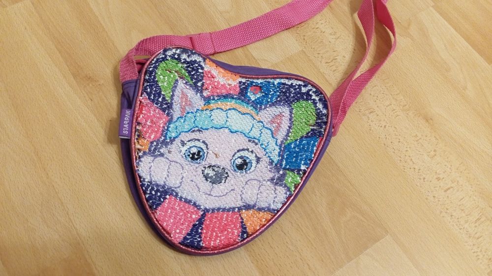 Zestaw Skye - Psi Patrol: torebka, 2x spodenki, koszulka