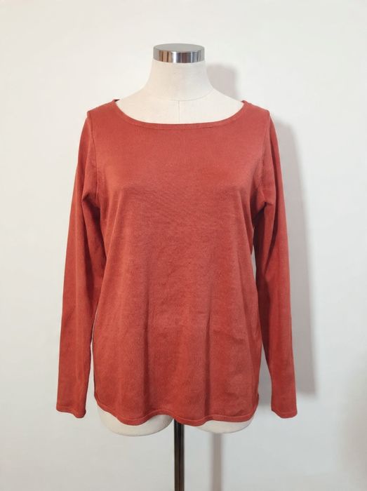 Ceglasta bluzka sweterek L/XL