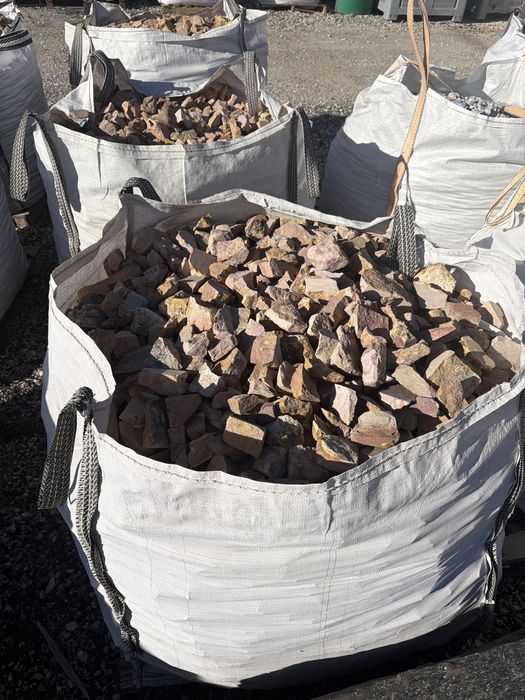 Pedra rosa jardim decorativa