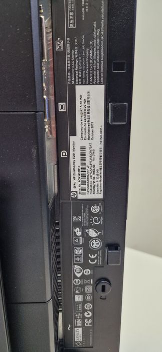 Монітор 20 дюймів HP Elite display E201