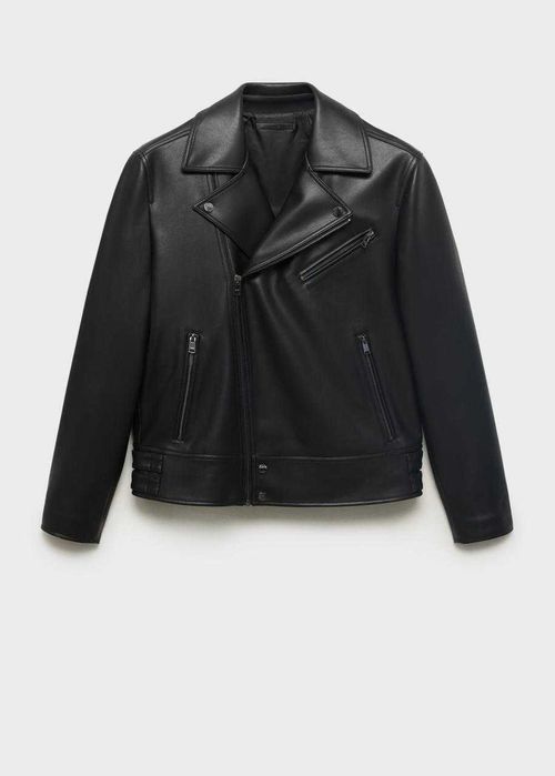 Куртка шкірянка Mango. Косуха, Нова