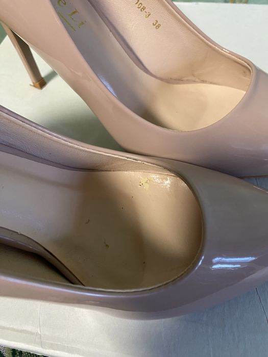 Бежевые лодочки