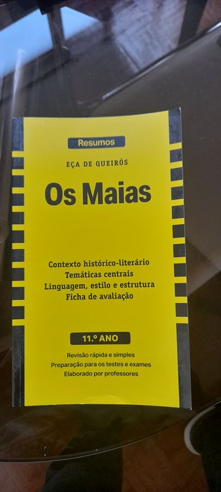 Livro de resumos sobre Os Maias