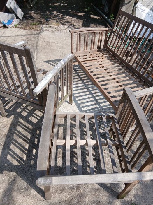 Conjunto cadeiras jardim
