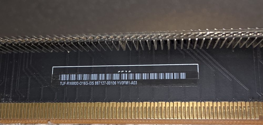 Відеокарта Radeon RX 6800 ASUS TUF GAMING 16gb