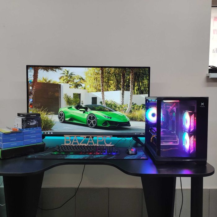 Компютер Новый Ryzen 5 5500, 16GB DDR4, XFX RX 6700xt 12GB, SSD 512GB